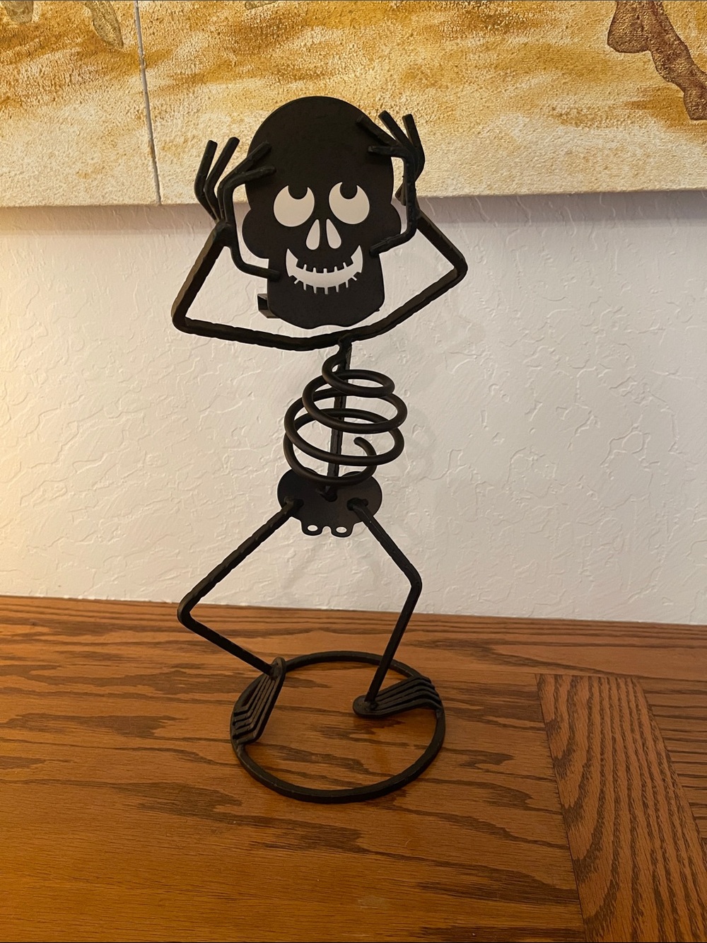 Partylite "Mr. Bones" skeleton tealight candle holder